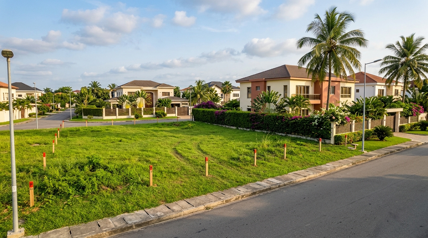 Lot 5 Bingerville Nord-Est Plat